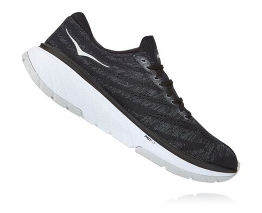 Chaussure Running Hoka One One Cavu 3 Homme - Noir/Blanche - EXF-973264